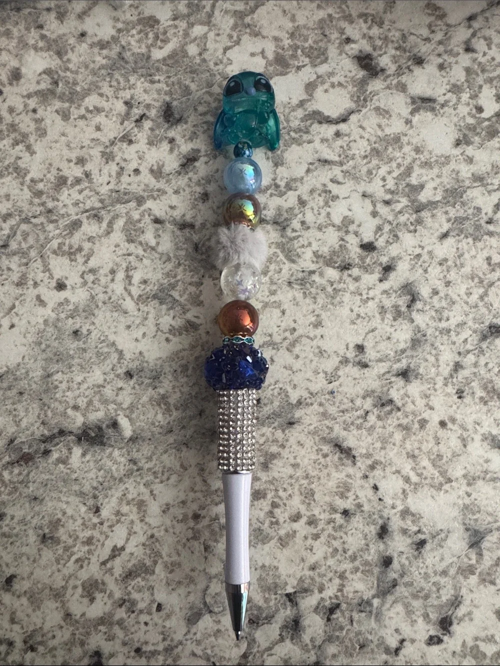 NWOT Disney Doorables Stitch Beaded Pen Handmade by Me